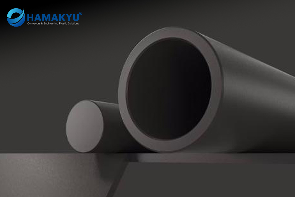 [131013838] Duratron® D7015G PI Black Plate, Size:9.53x152x305mm, Origin: MCAM/USA (Sheet, To Order Size, Black, 9.53x152x305mm)