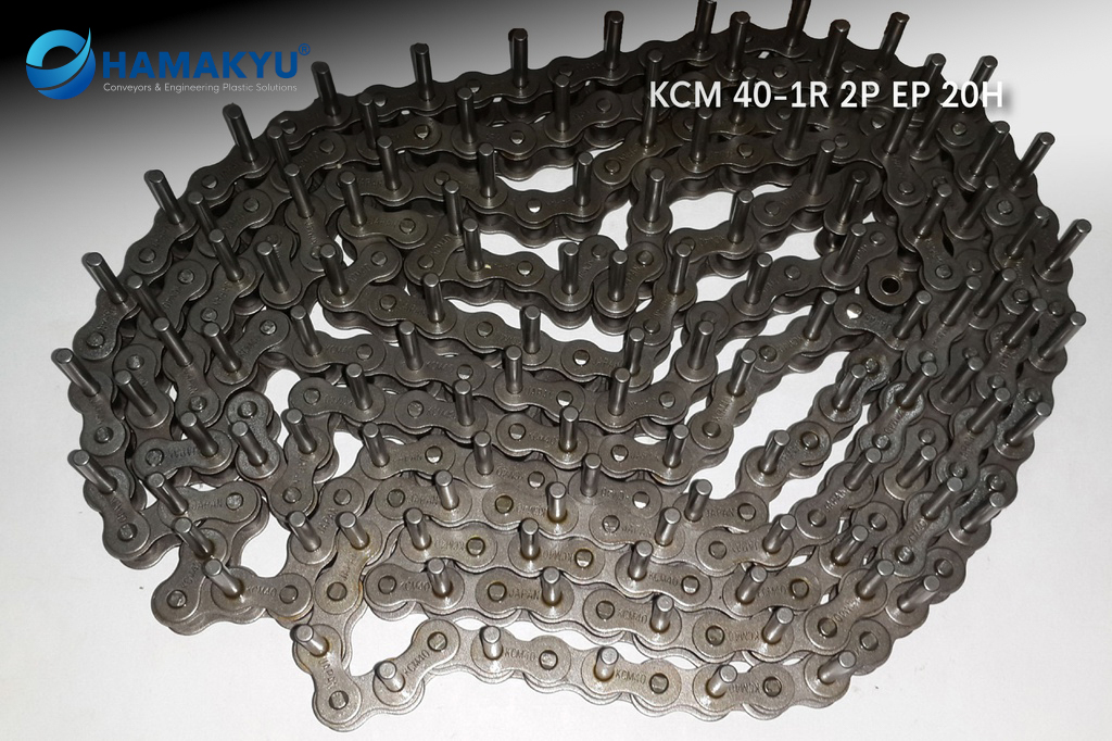 KCM Roller Chains With Attachments