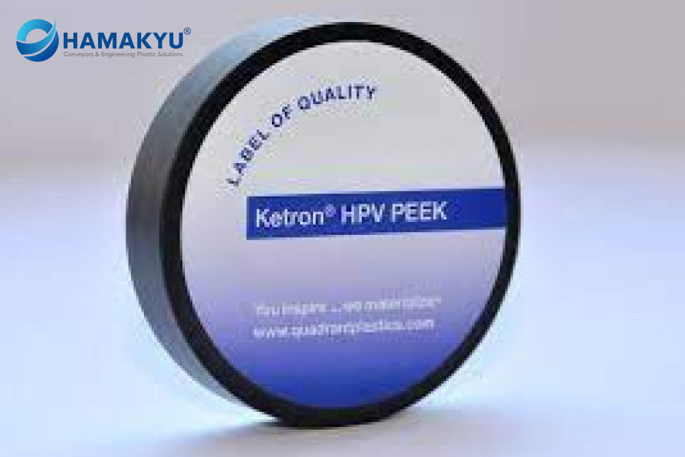 [131013418] Tấm nhựa màu đen Ketron® HPV PEEK kích thước 5x525x1000mm, xuất xứ: MCAM/Bỉ (Sheets, To Order Size, 5x525x1000mm)