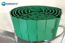Xích tấm bản nhựa chuyển động thẳng màu xanh green Maxton TTD-1244, bản rộng 114.3mm, bước xích 38.1mm, dài 3.048 mét/hộp, xuất xứ: Nhật Bản
