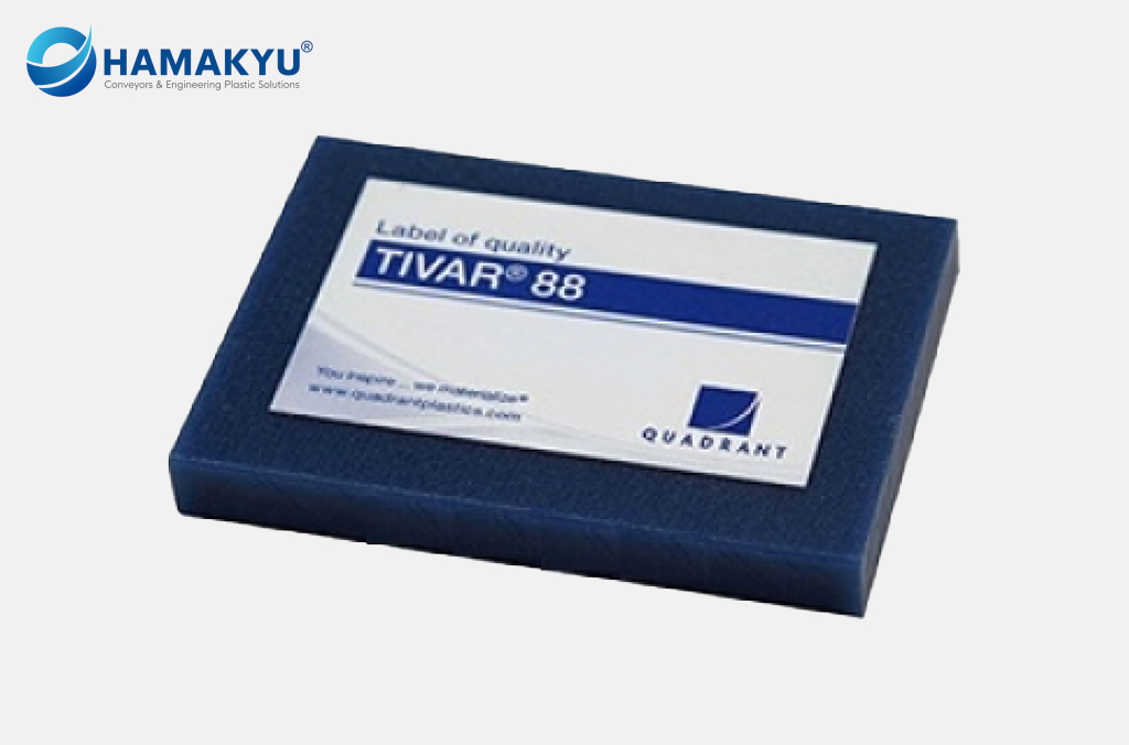 TIVAR® 88 Blue Plate, Size: 28.58x1220x3000mm, Origin: MCAM/USA
