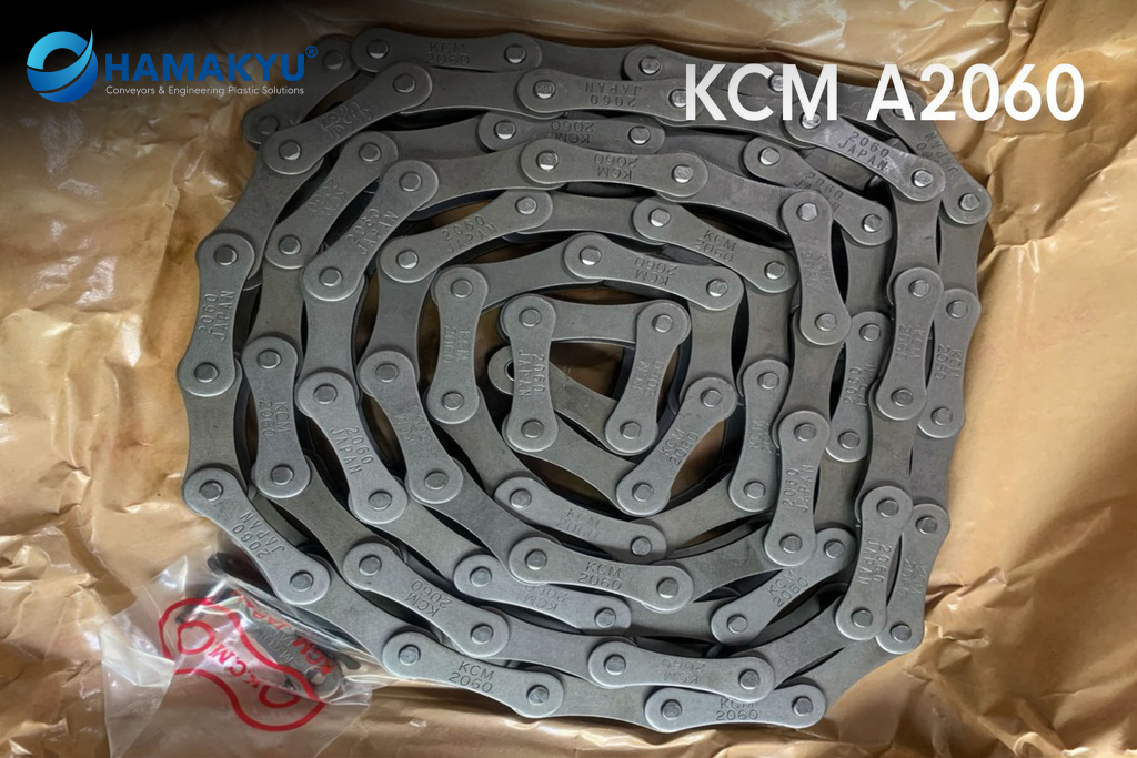 [126010020] KCM Double Pitch Roller Chain C2050, pitch 31.75mm, length 3,048 met/box, origin: Japan (Standard Size, C2050 (10 FT/Box))