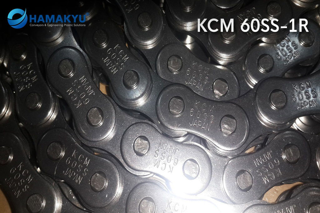 [121010095] Xích chốt rỗng KCM 40HP-1R, bước xích 12.7mm, dài 3,048 mét/hộp, xuất xứ: Nhật Bản (Kích thước tiêu chuẩn, 40HP-1R (10 FT/Box))