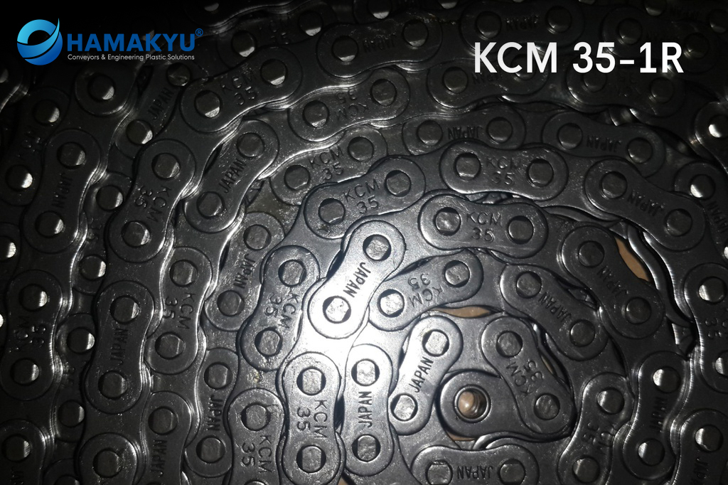 [121010020] KCM Roller Chain 100-1R, pitch 31.75mm, length 3,048 met/box, origin: Japan (Standard Size, 100-1R (10 FT/Box))