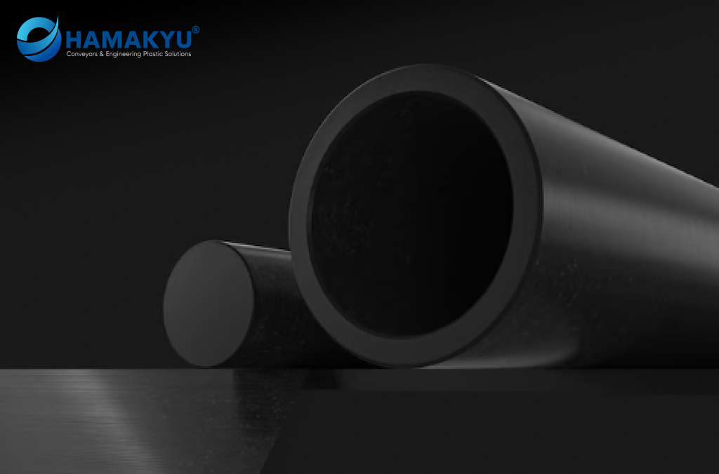 Tấm nhựa màu đen TIVAR® ECO antistatic UHMW-PE kích thước 2x1000x2000mm, xuất xứ: MCAM/Đức