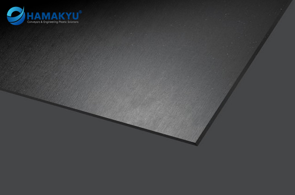 Tấm nhựa màu đen TIVAR® ECO confetti fine black UHMW-PE kích thước 40x1220x3050mm, xuất xứ: MCAM/Đức