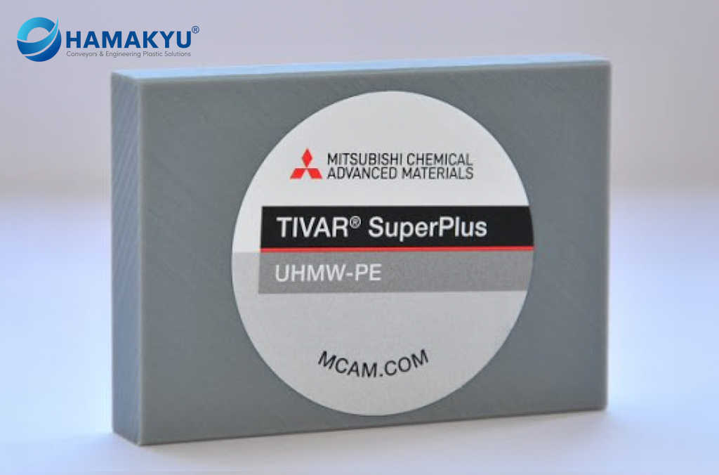 [132014859] TIVAR® SuperPlus UHMW-PE Grey Plate, Size:15x1010x2020mm, Origin: MCAM/Germany (To Order Size, 15x1010x2020mm)