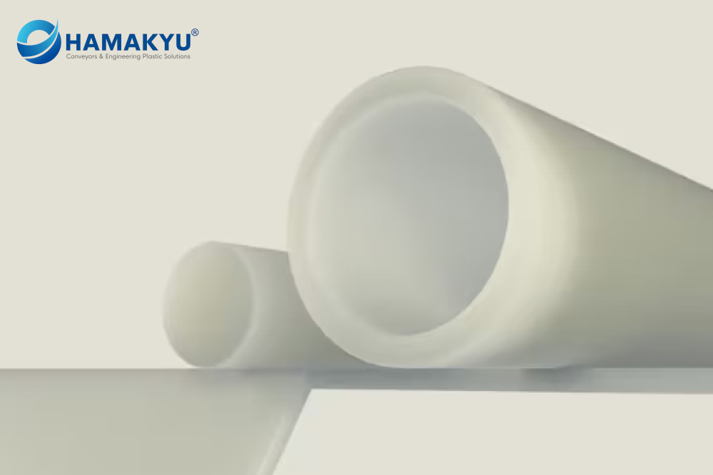 Tấm nhựa màu tự nhiên 
Ertalon® 66SA PA66 kích thước 8x610x1000mm, xuất xứ: MCAM/ Bỉ